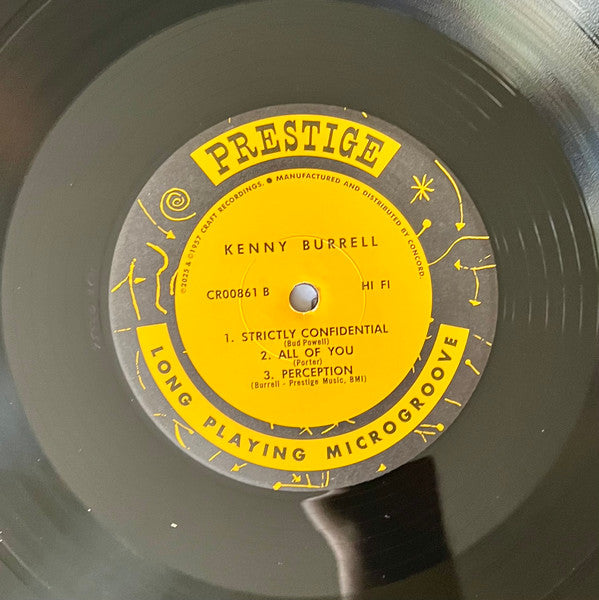 Kenny Burrell : Kenny Burrell (LP, Album, Mono, RE, RM, 180)