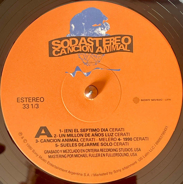 Soda Stereo : Canción Animal (LP, RE, 140)
