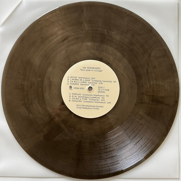 Descendents : Milo Goes To College (LP, Album, Ltd, RE, RM, Smo)