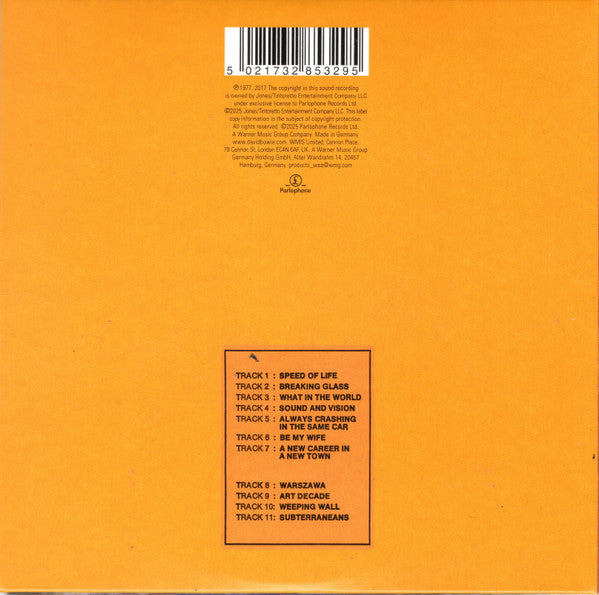 David Bowie : Low (CD, Album, RE, RM)