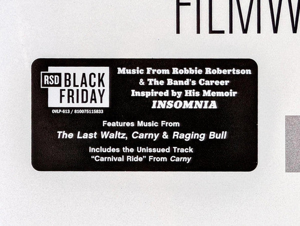 Robbie Robertson : Filmworks: Insomnia (LP, Album, RSD, Mono)