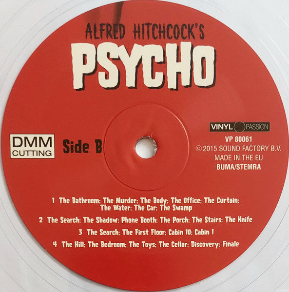 Bernard Herrmann : Psycho (The Original Film Score) (LP, Album, Ltd, RE, RM, RP, Tra)