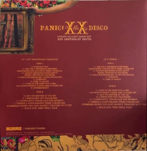 Panic! At The Disco : A Fever You Can't Sweat Out (2xLP, Album, Dlx, RM, 20t)