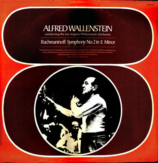 Alfred Wallenstein, Rachmaninoff*, The Los Angeles Philharmonic Orchestra* : Symphony No. 2 In E Minor (LP, RE)