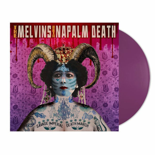 The Melvins* With Napalm Death : Savage Imperial Death March (LP, Ltd, Obn)
