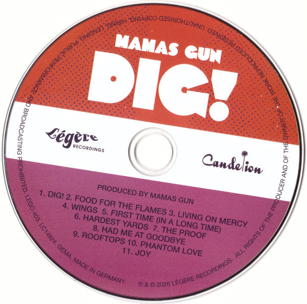 Mamas Gun : Dig! (CD, Album)
