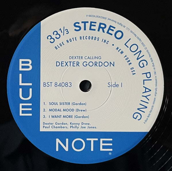 Dexter Gordon : Dexter Calling . . . (LP, Album, RE, 180)