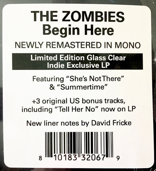 The Zombies : Begin Here (LP, Album, Mono, Ltd, RE, RM, Cle)