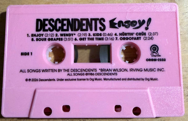 Descendents : Enjoy! (Cass, RE, Pin)