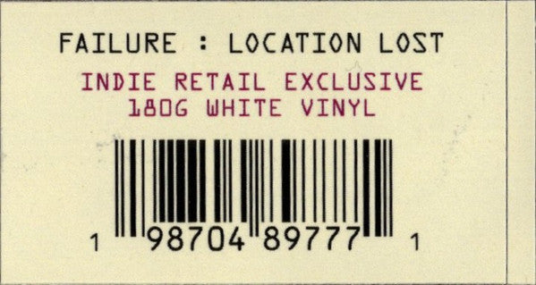 Failure : Location Lost (LP, Album, Ltd, Whi)