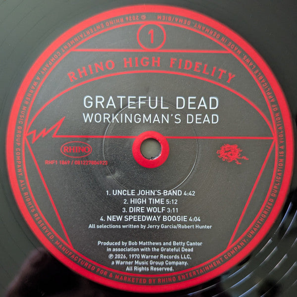 Grateful Dead* : Workingman’s Dead (LP, Album, Ltd, Num, RE, 180)