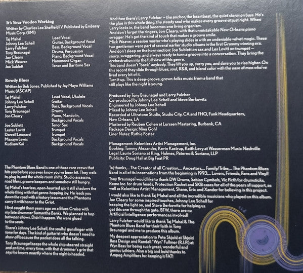 Taj Mahal & The Phantom Blues Band : Time (CD, Album)