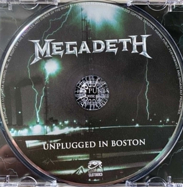 Megadeth : Unplugged In Boston (CD, Album, RE)