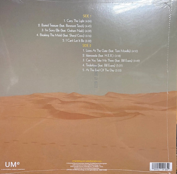 Peter Frampton : Carry The Light (LP, Album, Yel)