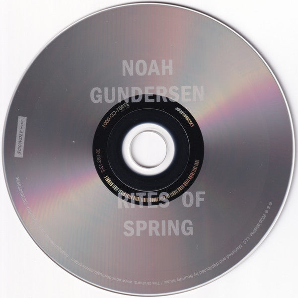 Noah Gundersen : Rites Of Spring (CD, Album)