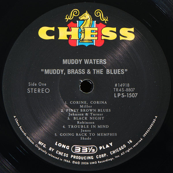 Muddy Waters : Muddy, Brass & The Blues (LP, Album, RE, Gat)