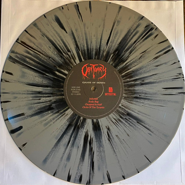 Obituary : Cause Of Death (LP, Album, RE, RM, Gra)