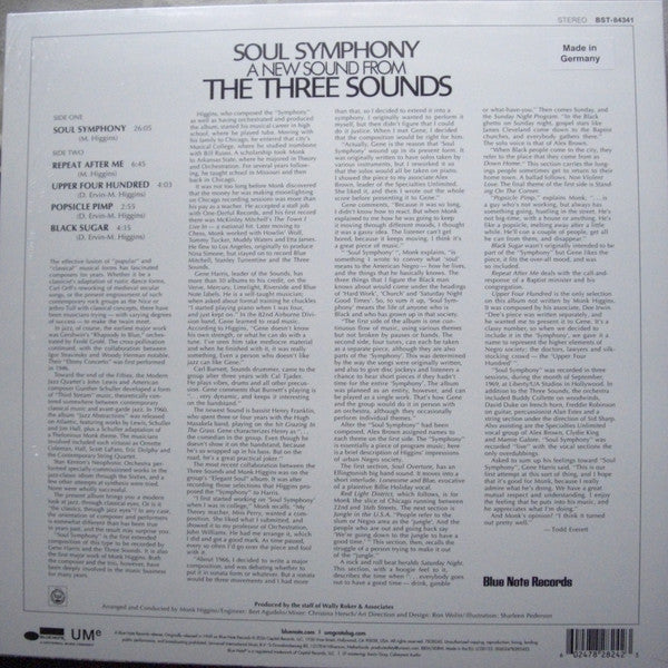 The Three Sounds : Soul Symphony (LP, Album, RE, 180)