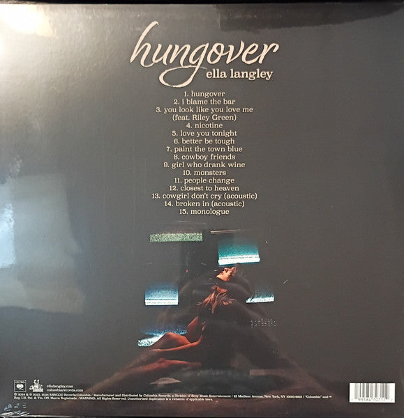 Ella Langley : Hungover (LP, Album, Plu)