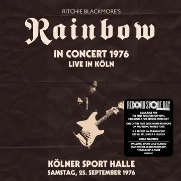 Ritchie Blackmore's Rainbow-Live From Köln 1976 RSD 2026 3xLP