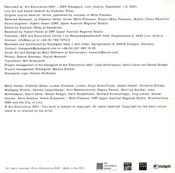 Vladislav Delay : Naima (CD, Album)