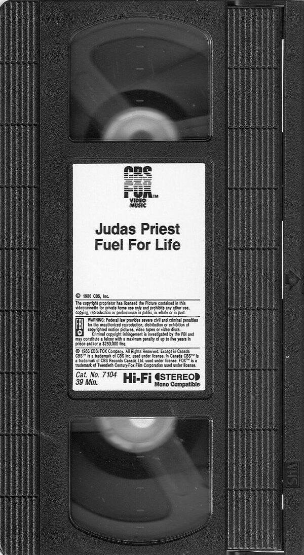 Judas Priest : Fuel For Life (VHS, NTSC)