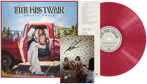 Shania Twain - Little Miss Twain Indie Exclusive AUTOGRAPHED Red Vinyl LP PREORDER