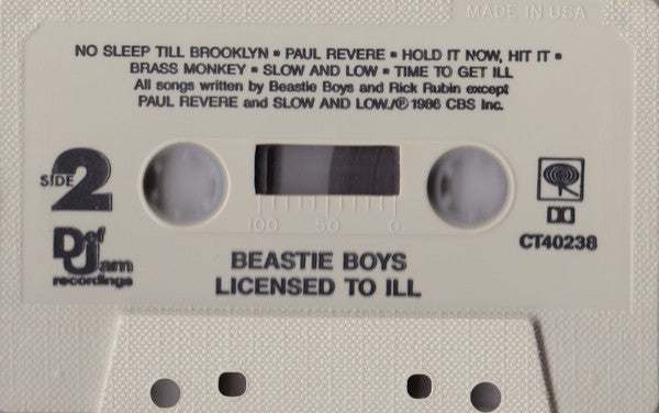 Beastie Boys : Licensed To Ill (Cass, Album, Fab)