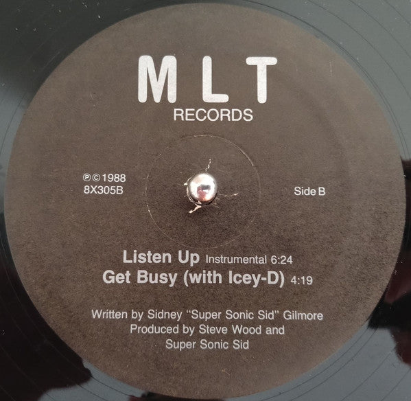 Super Sonic Sid* : Listen Up (12")