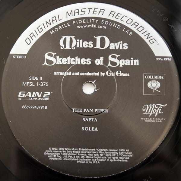 Miles Davis : Sketches Of Spain (LP, Album, Ltd, Num, RE, RM, S/Edition, 180)