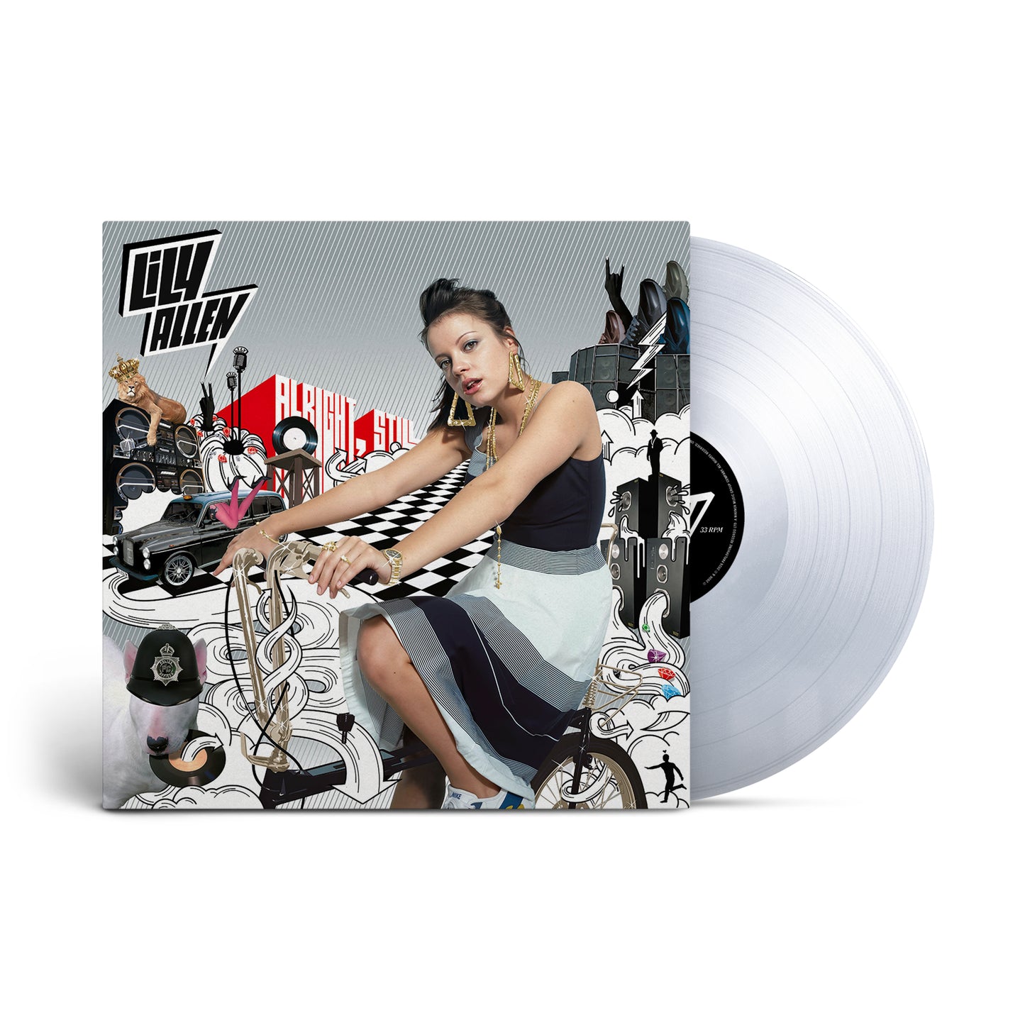 Lily Allen - Alright, Still Crystal Clear Vinyl LP PREORDER