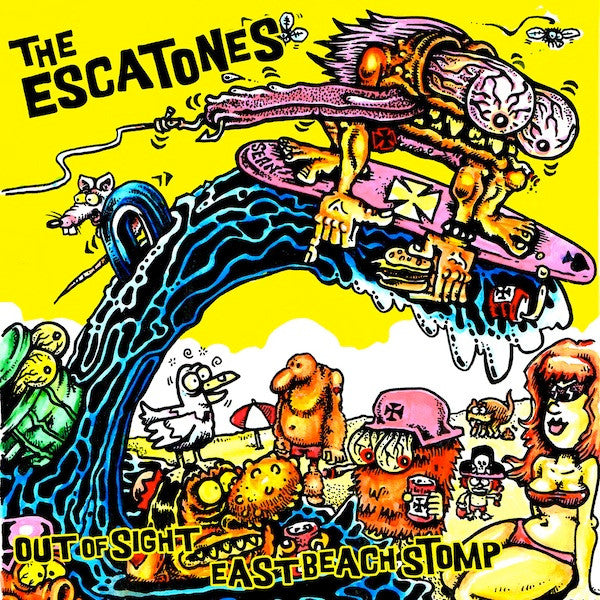 The Escatones : Out Of Sight / East Beach Stomp (7", Single, Ltd, Pin)