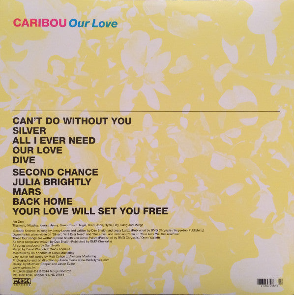 Caribou : Our Love (LP, Album, 180)