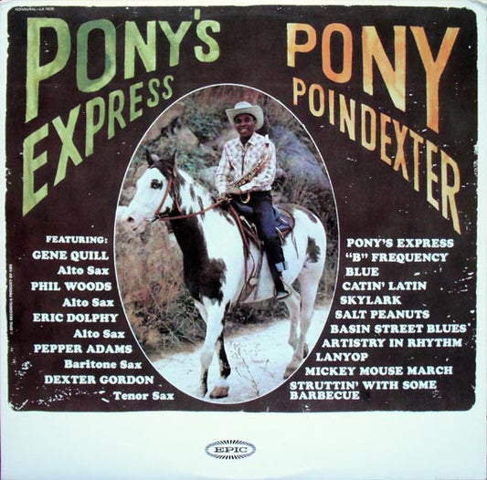 Pony Poindexter : Pony's Express (LP, Album, Mono, RE)