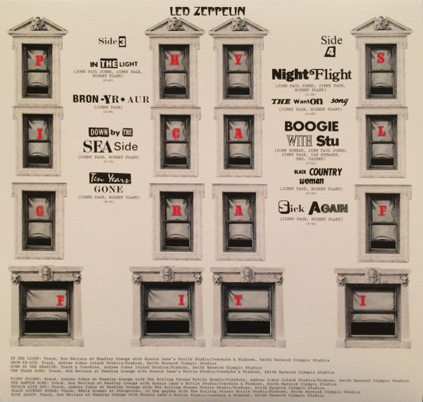 Led Zeppelin : Physical Graffiti (2xLP, Album, RE + LP + Dlx, RM, 180)