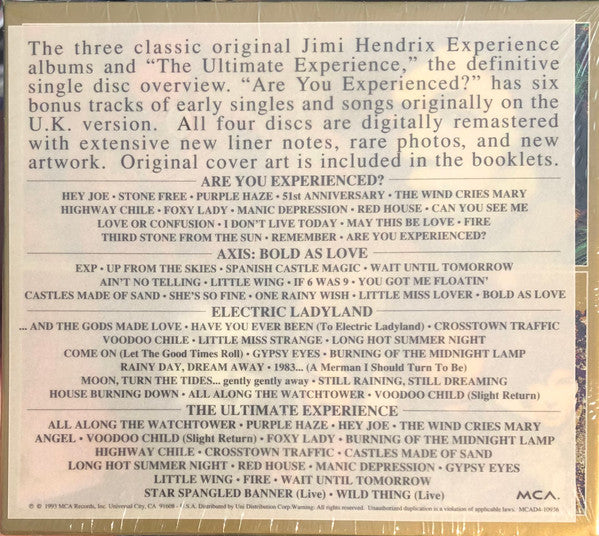 Jimi Hendrix : The Experience Collection (Box, Comp, RM + CD, Album, RE, RM + CD, Album, RE,)