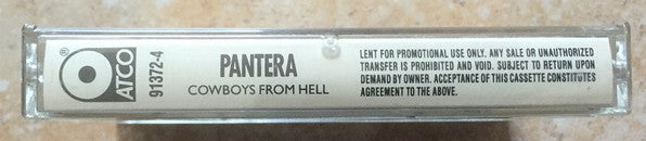 Pantera : Cowboys From Hell (Cass, Album, Promo)