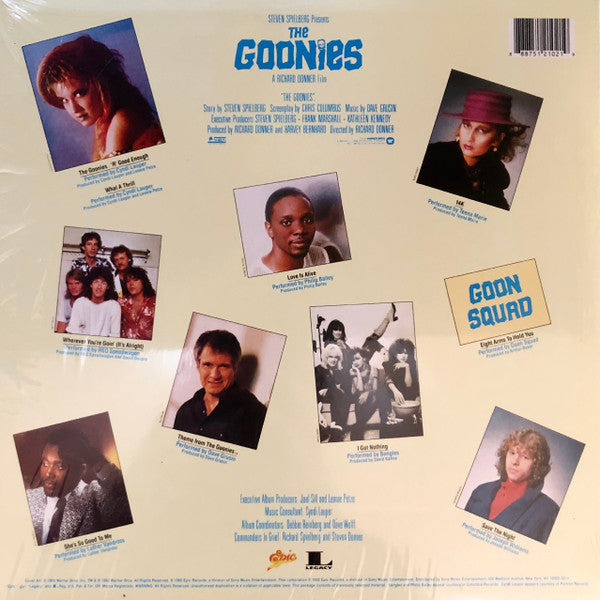 Various : The Goonies - Original Motion Picture Soundtrack (LP, RE)