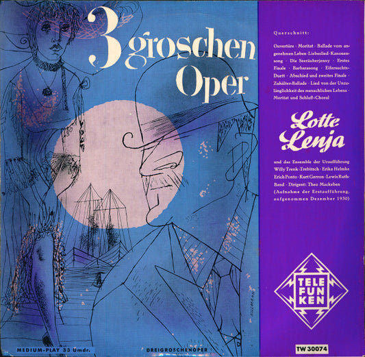 Lotte Lenya : 3groschen Oper (Querschnitt) (10")