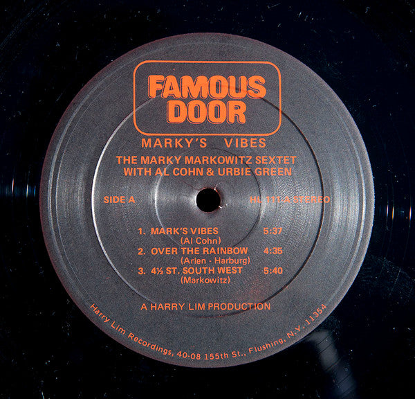 Marky Markowitz Sextet : Mark's Vibes (LP, Album)