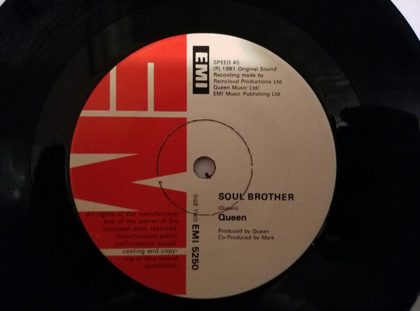 Queen & David Bowie : Under Pressure (7", Single)