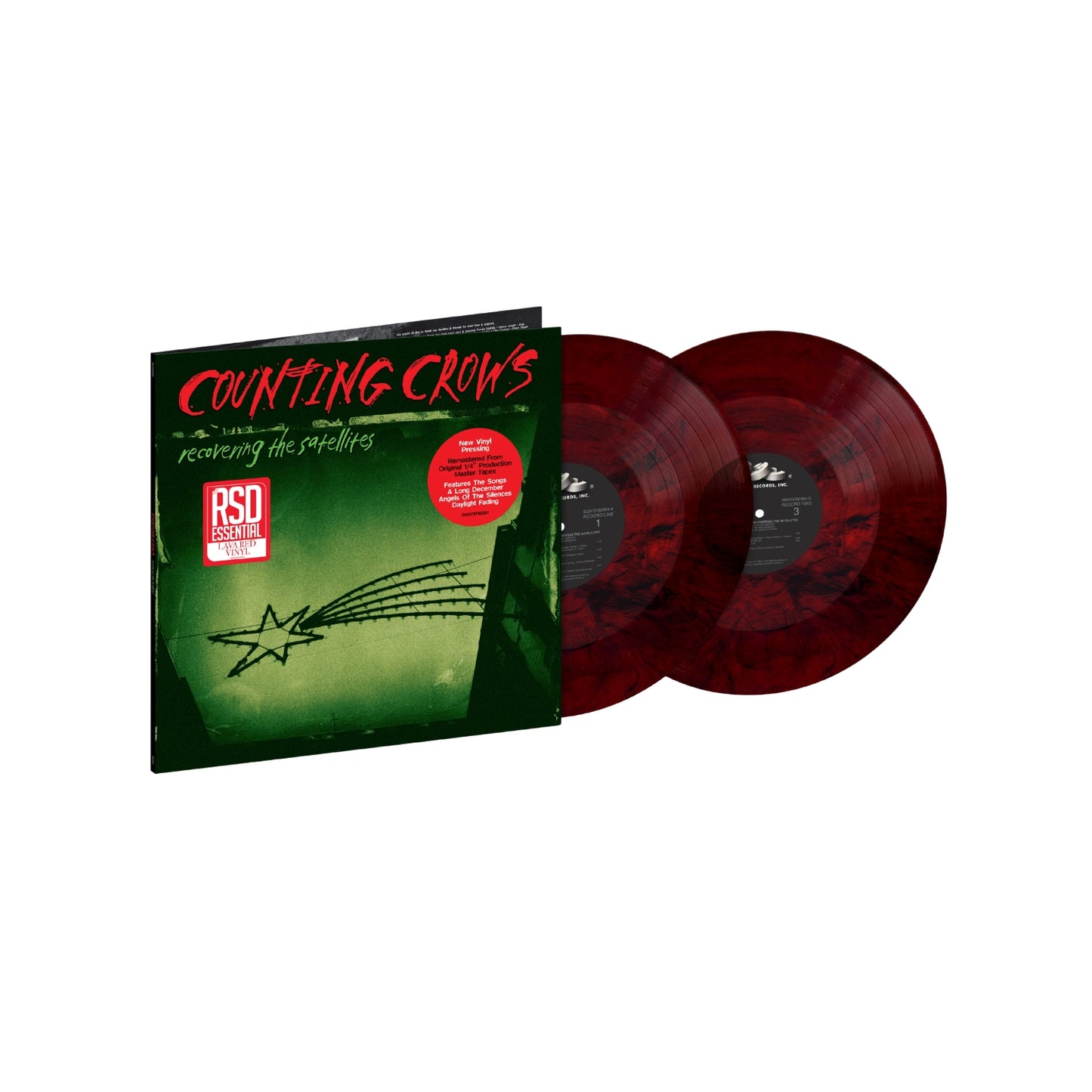 Counting Crows - Recovering The Satellites Lava Red Vinyl 2xLP PREORDER