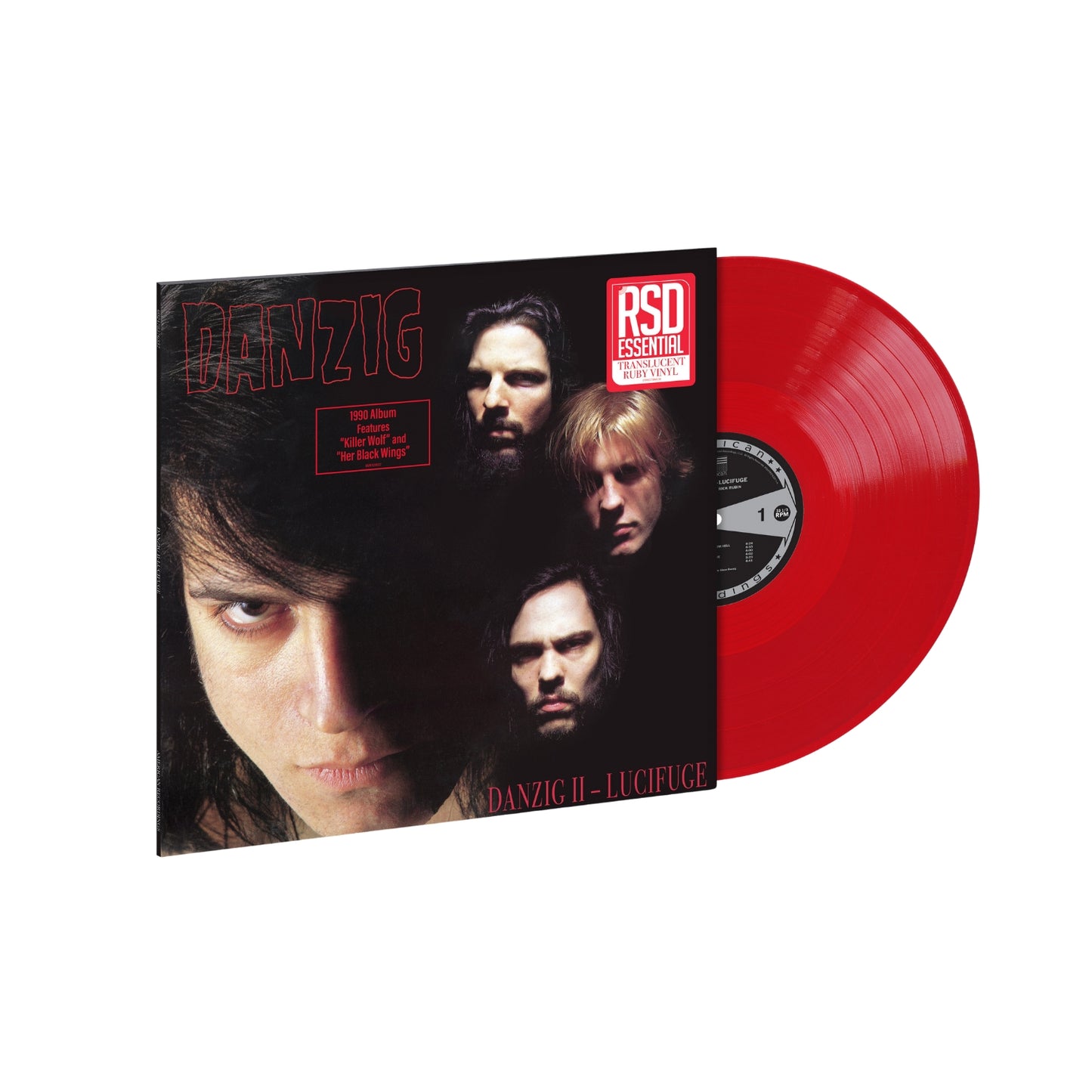 Danzig – Danzig II - Lucifuge Translucent Ruby Vinyl LP PREORDER