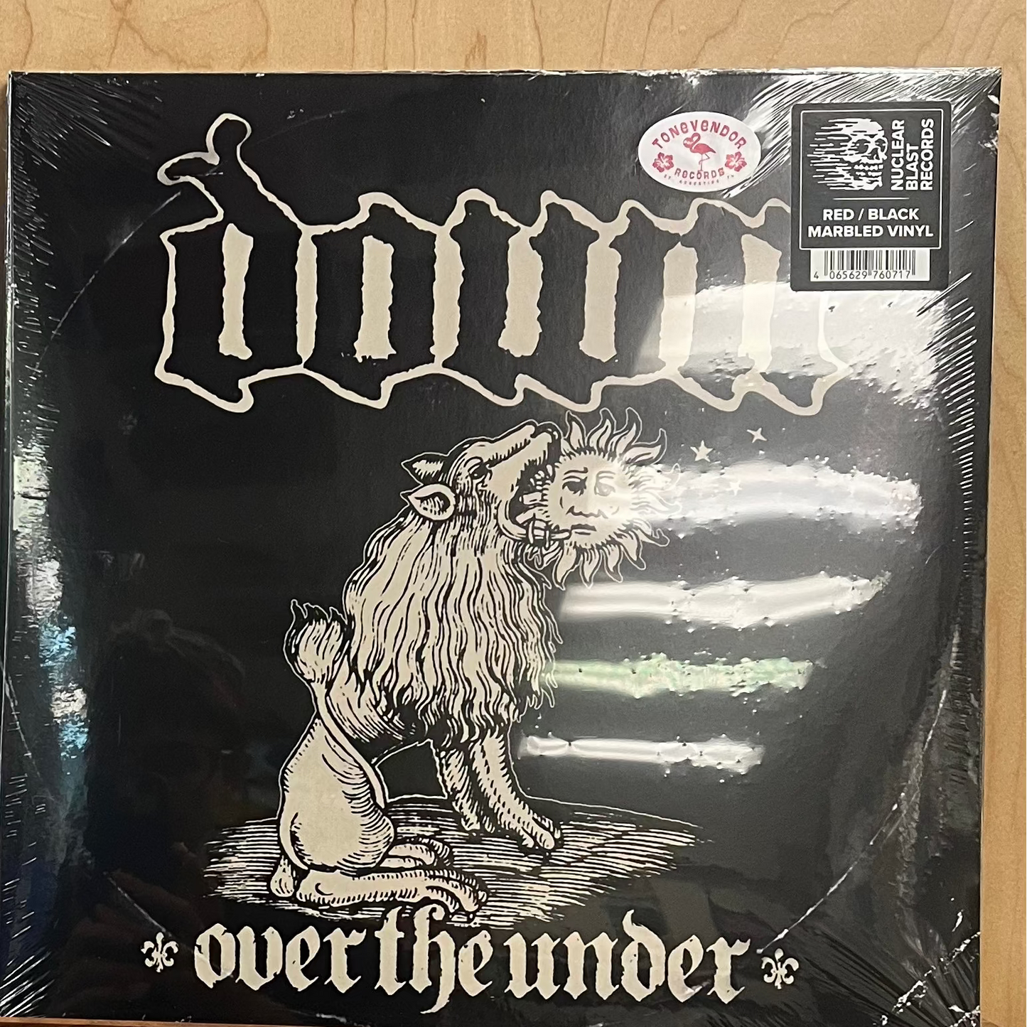 Down - Over The Under Red / Black Marble Vinyl LP