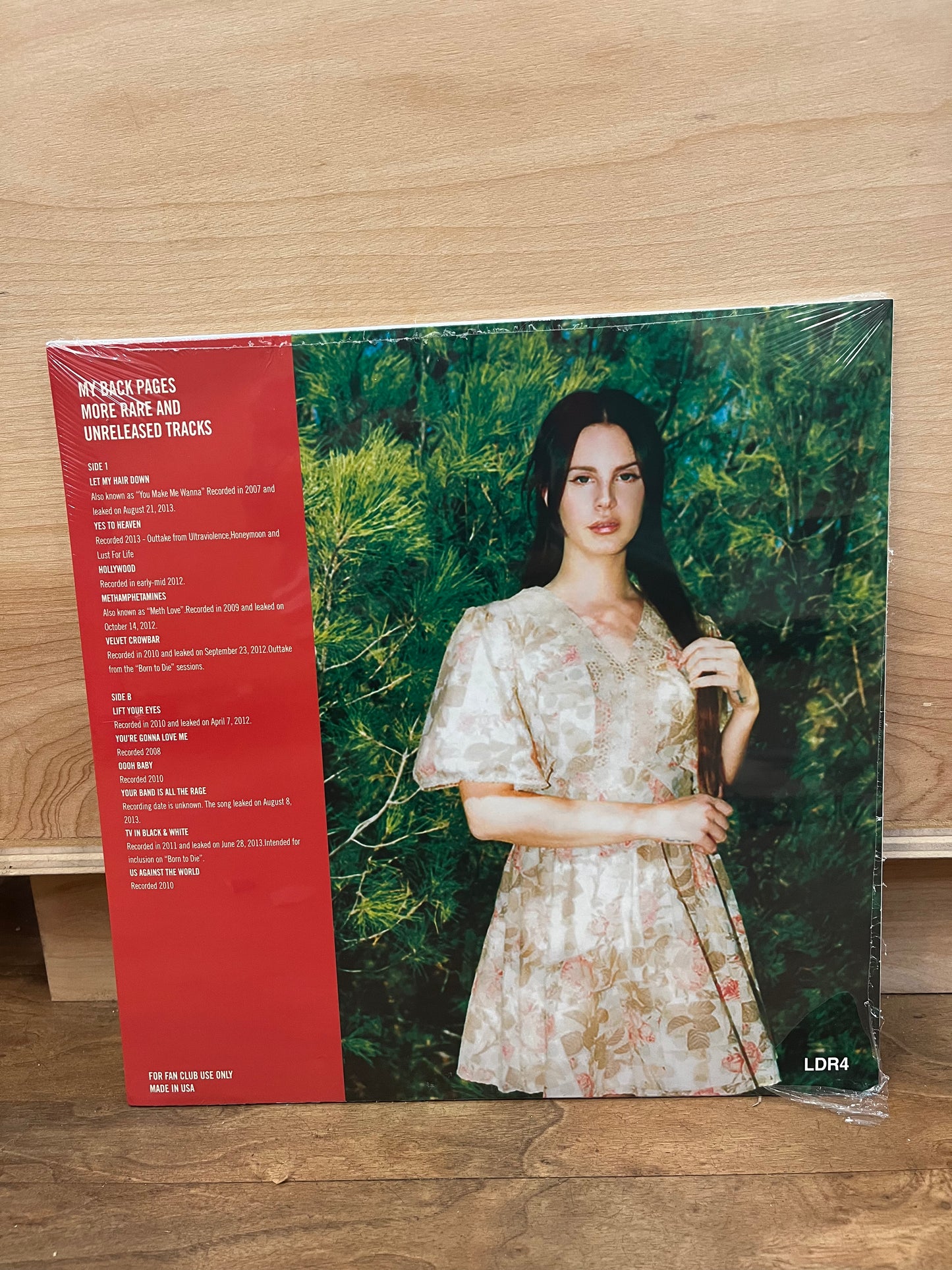 Lana Del Rey - My Back Pages LP