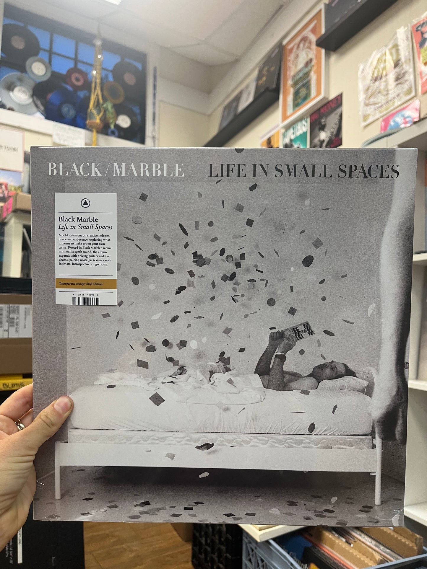 Black Marble - Life In Small Spaces Orange Vinyl LP