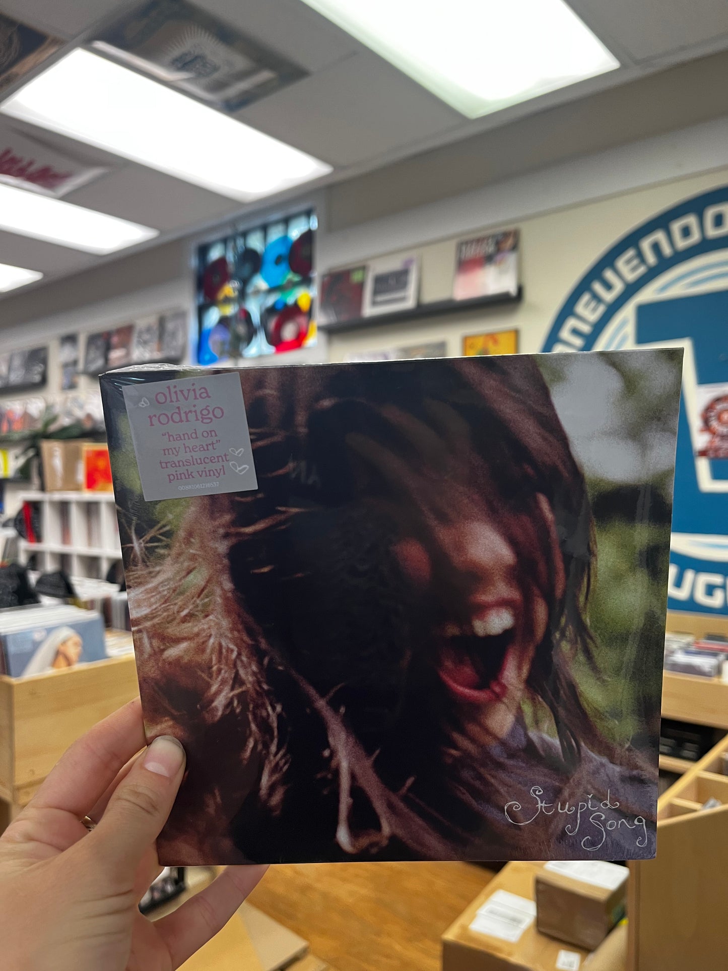 Olivia Rodrigo - Stupid Song Translucent Pink Vinyl 7"
