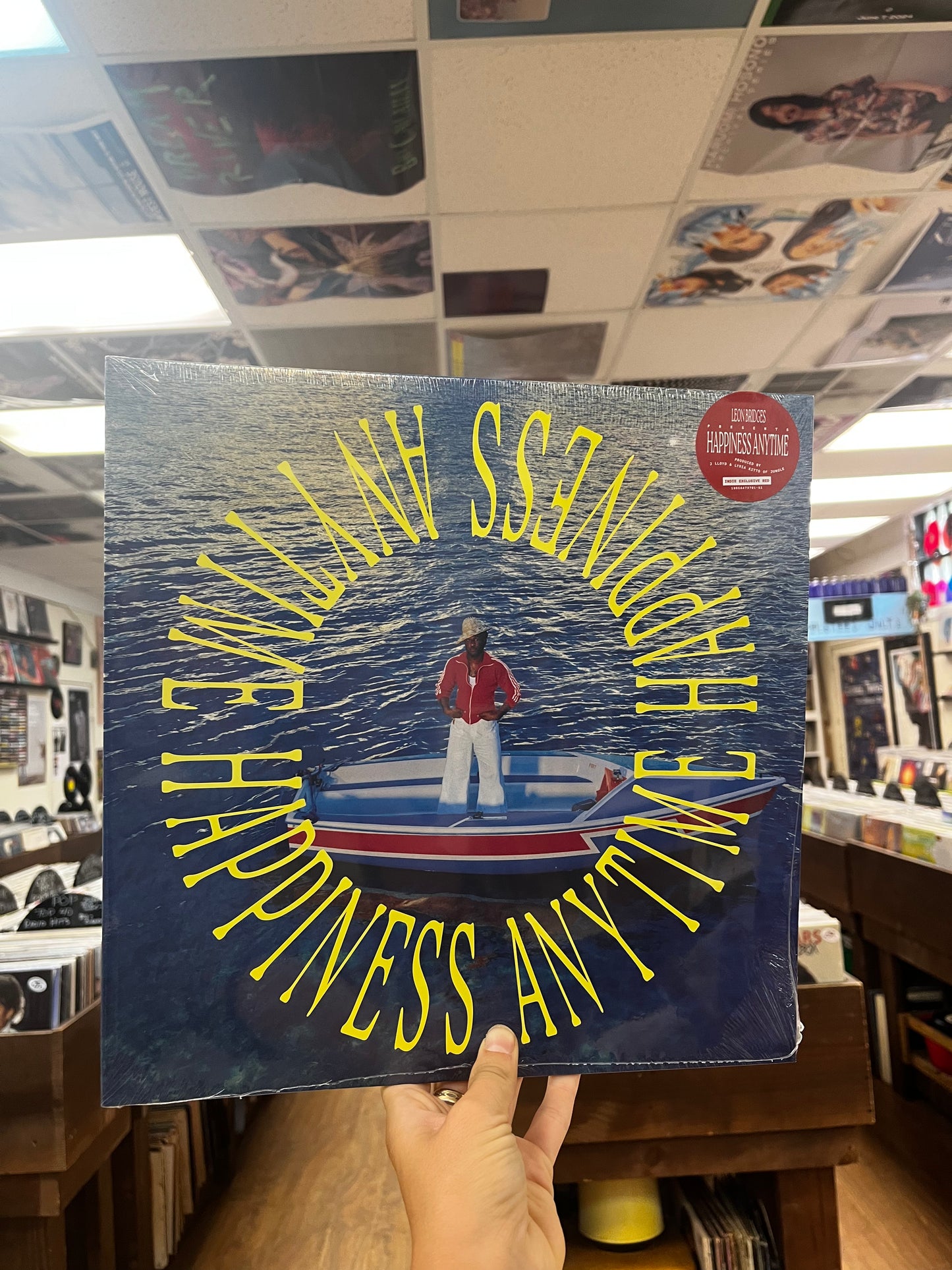 Leon Bridges - Happiness Anytime Red Vinyl LP