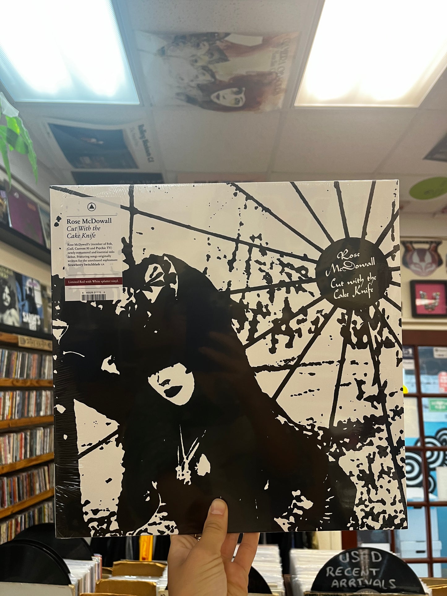 Rose McDowall - Cut With The Cake Knife (Red With White Splatter) LP