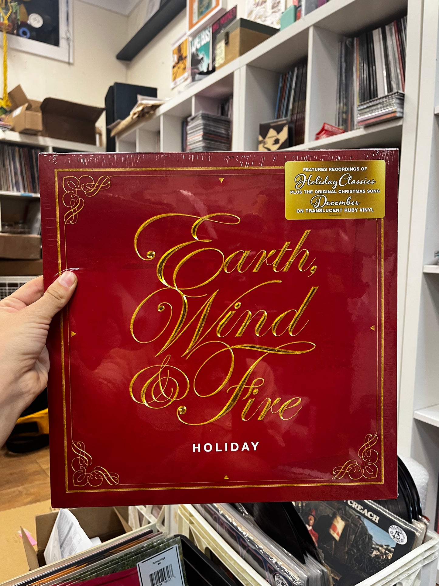 Earth, Wind, And Fire - Holiday Translucent Ruby Vinyl LP